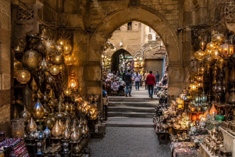 Lantern shops in Khan El Khalili