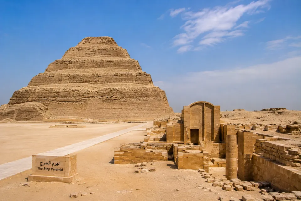 The Step Pyramid of Djoser at Saqqara